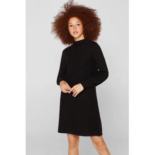 Robe-Pull 100 % Coton – Manches Ballon & Style Raffiné