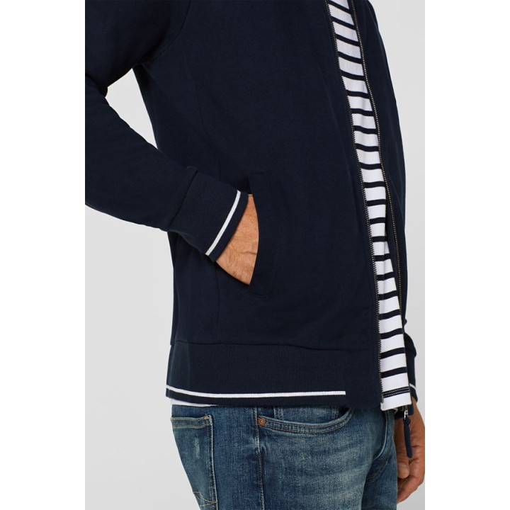 Cardigan Molletonné 100 % Coton – Chaleur & Élégance