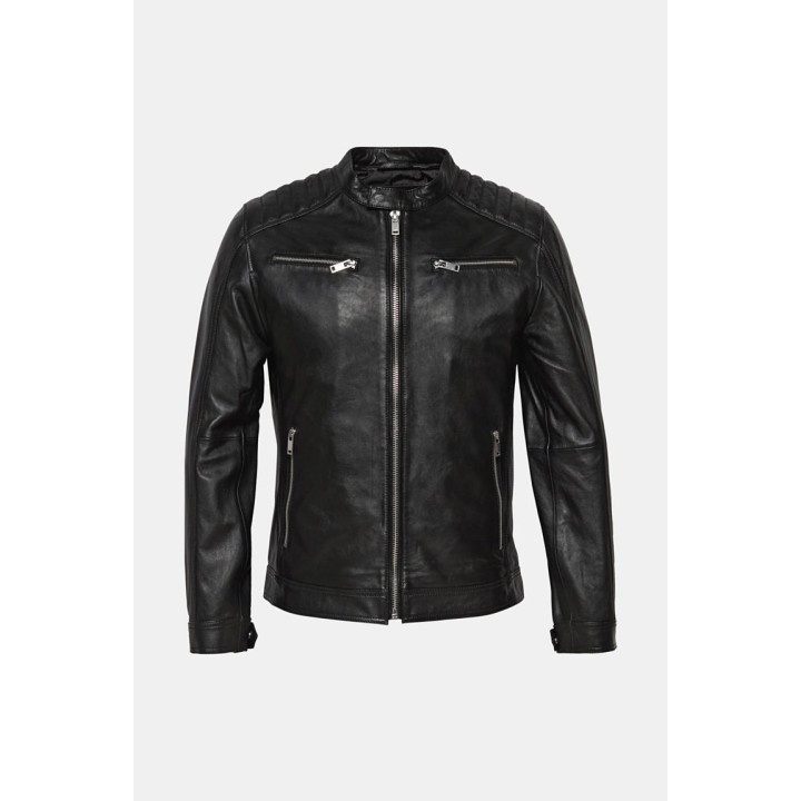 Veste Motard en Cuir Nappa – Icône de Style & Luxe